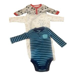 Boys Onesies Size 3-6 Months/ Disney Baby/Kyle & Deena/Child of Mine Bundle.